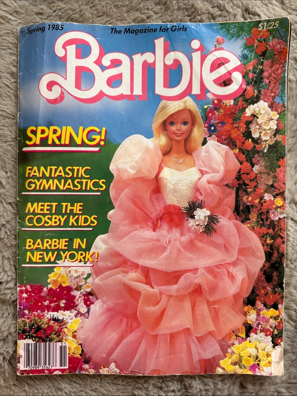 Vintage barbie magazine | spring 1985 issue | barbie in New York